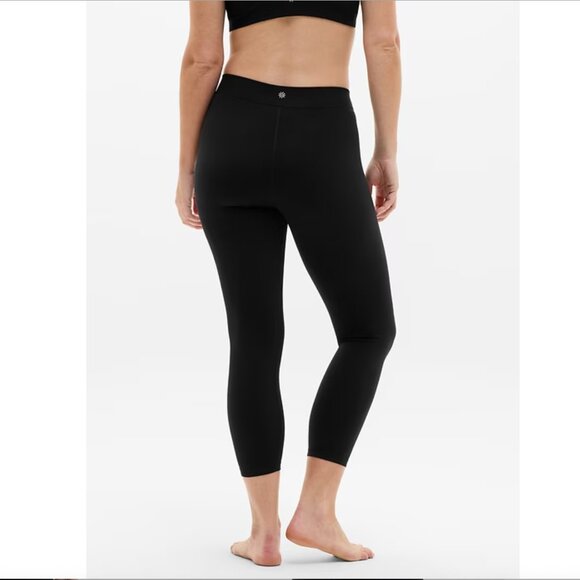 Medium, Large ATHLETA Transcend High Rise Micro Waist Stretch Leggings Black NWT - Picture 4 of 6